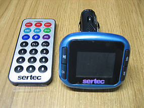 FM модулятор Sertec FM-211 (Big LED Screen)