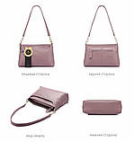 Сумка жіноча з натуральної шкіри (чорна), фото 6