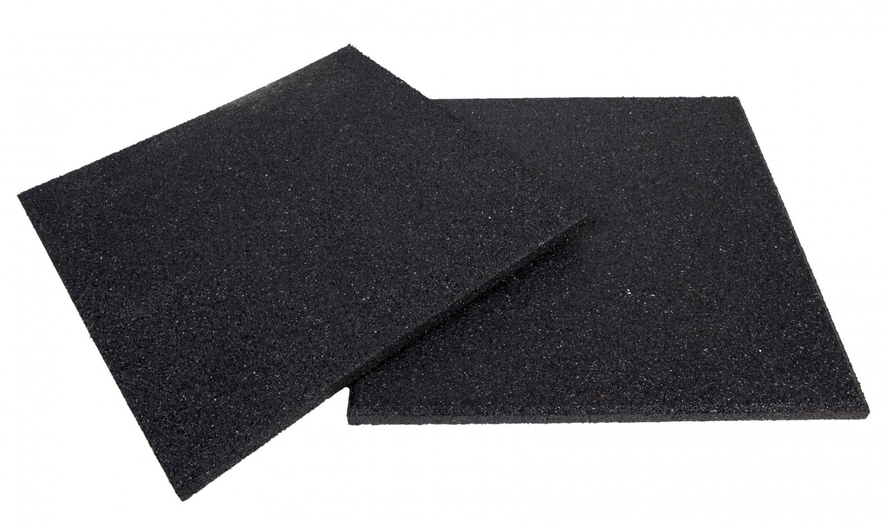 Резиновая плитка 500х500х20 мм PuzzleGym (черная) - фото 2 - id-p628037107