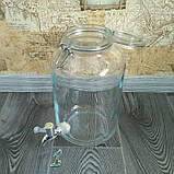 Лимонадниця (Діспенсер для лимонаду) з горбильним замком Bormioli 4 л., фото 3