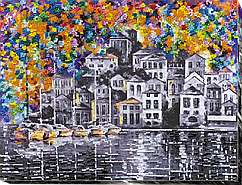 Набір для вишивки бісером Місто прокидається (36 х 28 см) Абрис Арт AB-571