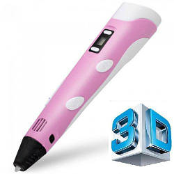 3D ручка гаряча ручка 3D Smart Pen 2 Pink