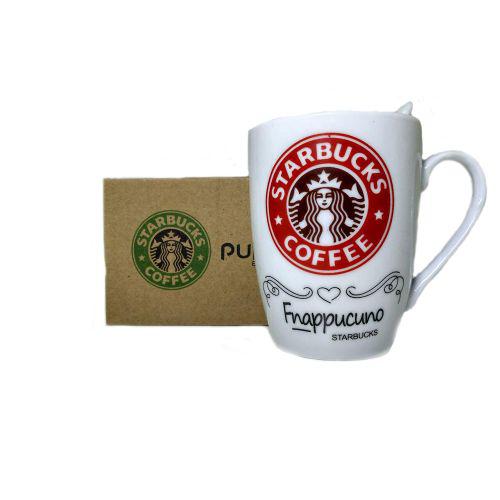 Чашка керамічна кружка Starbucks набір з ложкою R82530 Red
