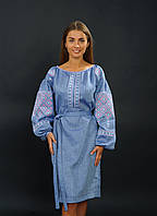 Плаття з українською вишивкою, льон, арт. 4145