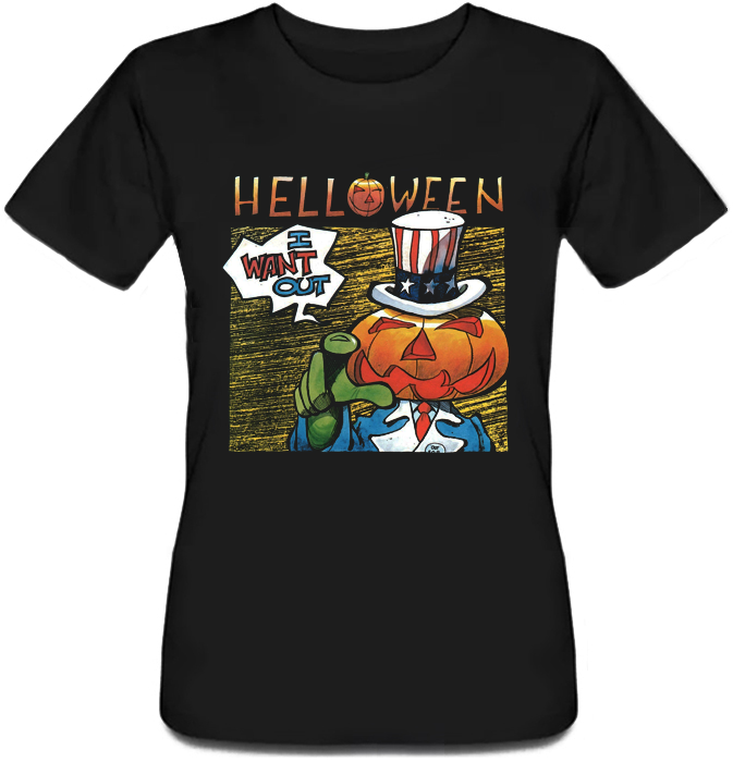 Женская футболка Helloween - I Want Out - фото 1 - id-p678317886