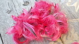 Пір'я рожеве декоративне, 150 шт/уп (4-5 гр), фото 2