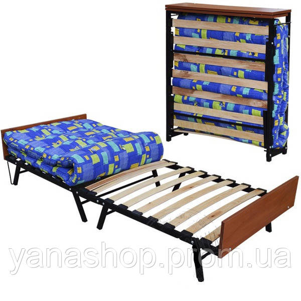 Раскладушка - кровать на ламелях " Модерн " с матрасом белла - фото 1 - id-p678348027