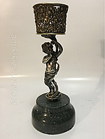 Старинная ваза из бронзы 19 век Подарок конфетница фруктовница сувенир статуэтка