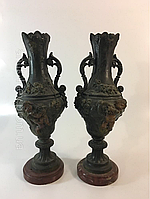 Старинные вазы из 19 век 2шт кубки