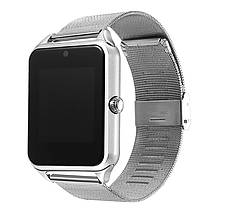 Розумні годинник Smart Watch Z60 Turbo c метал.ремінцем, фото 3