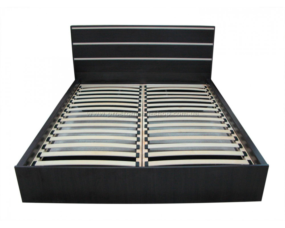 Ліжко Прага 160 венге + підмех, фото 1