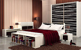 Спальня комплект з ДСП/МДФ Горизонт (базовий комплект) Matroluxe