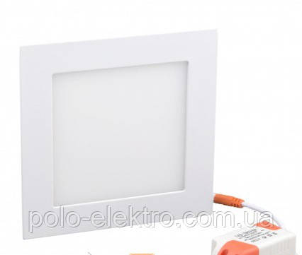 Точковий LED світильник вбудований 18W 4200К LED-S-225-18 Евросвет