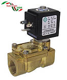Електромагнітний клапан для води 21WA4KOB130 (ODE, Italy), G1/2, фото 2