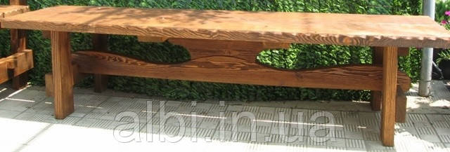 Лава 1.8 м Казка садова, дерев'яні меблі для дачі