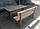Стіл 1.6 м із натурального дерева Сільський, дерев'яний стіл, стіл із дерева, обідній стіл, фото 2