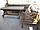 Стіл Еміне 3м, дерев'яний стіл для дачі, вуличний стіл, стіл із сосни, стіл на дачу, обідній стіл, фото 2