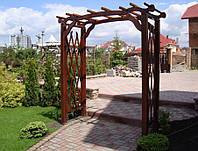 Арка Шанхай-5 садова для в'яльних рослин дерев'яна