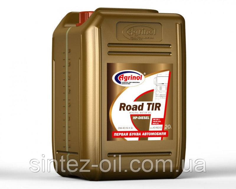Агрінол Road TIR 15W-40 CG-4/SJ Мінеральна моторна олива (20 л)