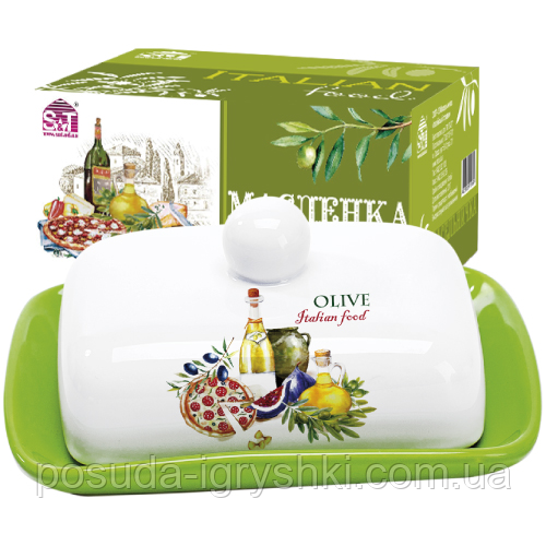 Маслянка 'Італійські страви' (розмір 13*17, h-5,5) 3397-13