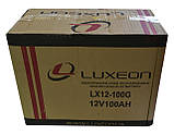 Акумулятор гелевий Luxeon LX12-100G 12 V 100 Ah, фото 3