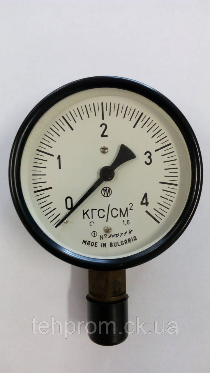 Манометр БДС-100 4 кгс/ см кв клас точності 1,6