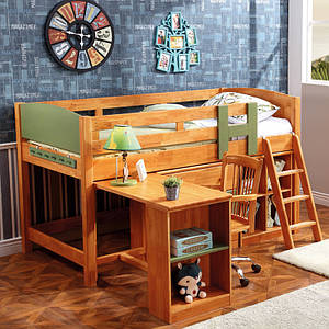 Кімната Premium 6 бук (ліжко-горище зі сходами + стіл + комод + стелаж TM Mobler