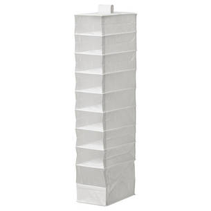СКУББ Модуль для хранения с 9 отделениями, белый, 22x34x120 см 10185588 IKEA, ИКЕА, SKUBB, фото 2