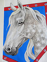 Картина "Белый конь"