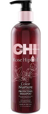 Шампунь для фарбованого волосся CHI Rose Hip Oil protecting shampoo 340 мл