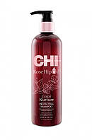 Шампунь для окрашенных волос CHI Rose Нip Oil protecting shampoo 739 мл