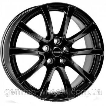 Диски Borbet LV5 колір Black Glossy параметри 8J x 18" 5 x 114.3 ET 40