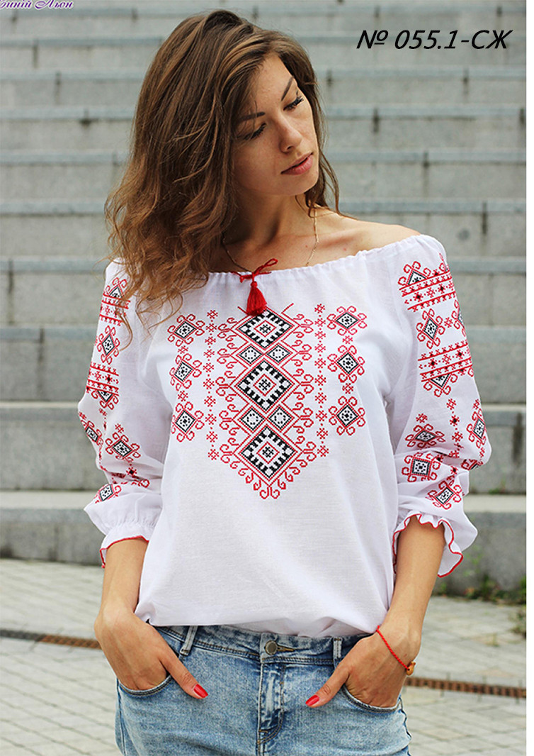 Заготовка для жіночої вишиванки №055.1, фото 1