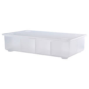 ГЛИС Коробка з кришкою, прозорий, 34x21 см 00283103 IKEA, ІКЕА, GLIS, фото 2