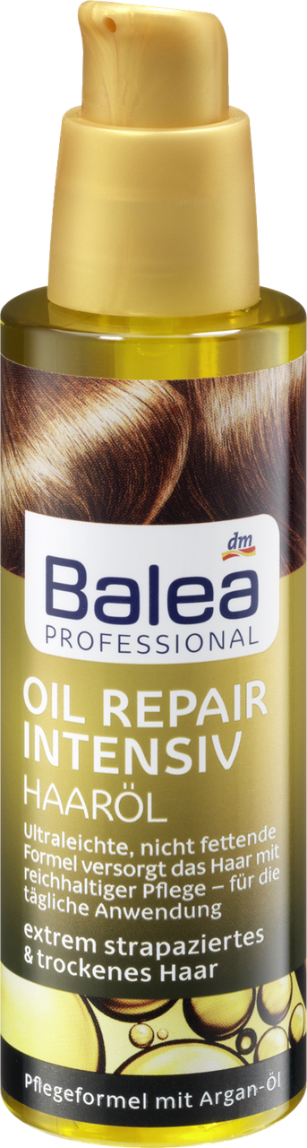Відновлююча олія для волосся Balea Professional Oil Repair Intensiv, 100 мл.