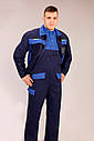 Костюм «Спеціаліст ускладнений», куртка на резинці та напівкомбінезон, тканина Саржа, фото 2