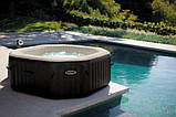 Надувний басейн джакузі PureSpa Jet and Bubble Deluxe (218 х 71 см) Intex 28456, фото 3