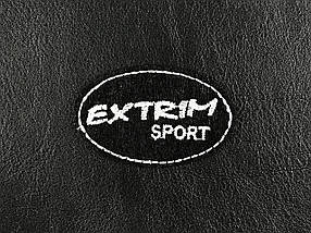 Нашивка Extrim sport колір чорно-білий 60x38 мм