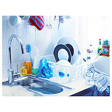 ФЛЮНДРА Сушилка посудная, белый 00208670 IKEA, ИКЕА, FLUNDRA, фото 2