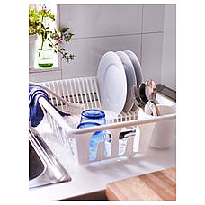 ФЛЮНДРА Сушилка посудная, белый 00208670 IKEA, ИКЕА, FLUNDRA, фото 2