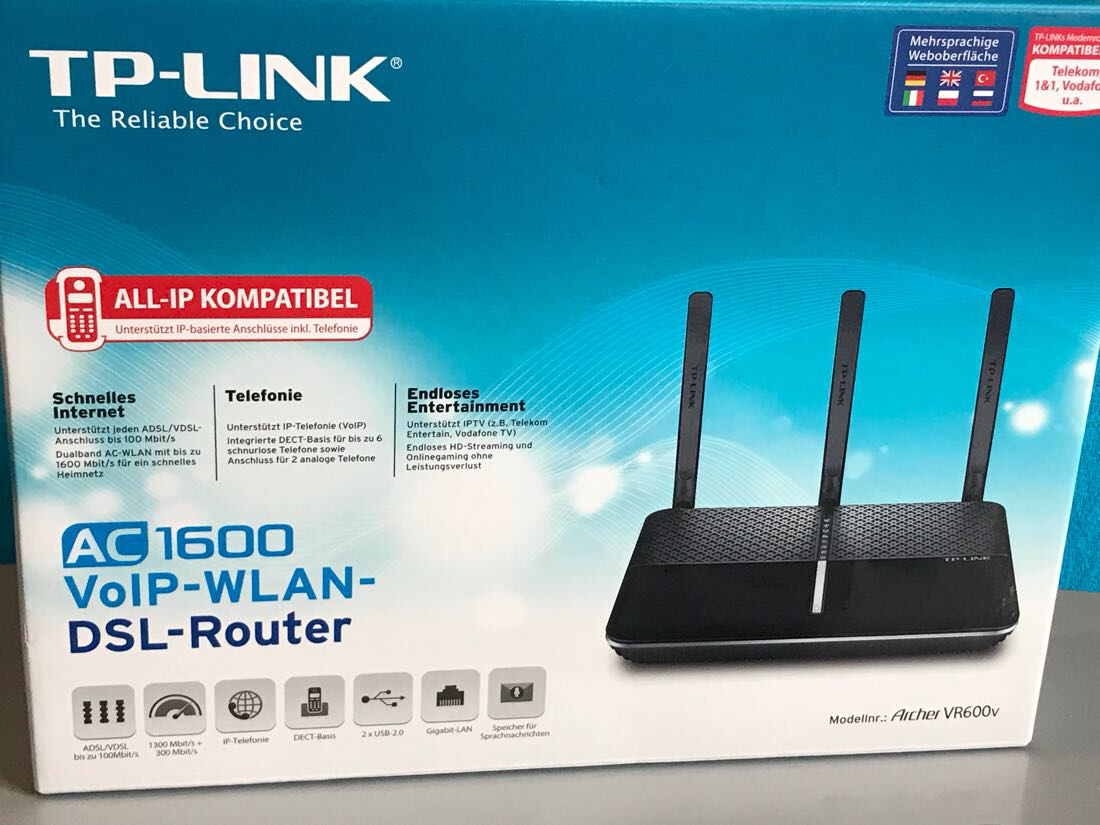 Купить Router TP-Link Archer VR600v, цена 6000 ₴ — Prom.ua (ID#678787521)