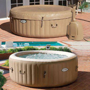 Надувний басейн джакузі PureSpa Bubble Massage (216 х 71 см) Intex 28408, фото 3