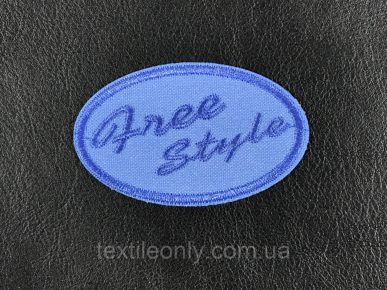 Нашивка Free Style колір блакитний 65x40 мм