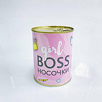 Банка носков Girl boss подарок