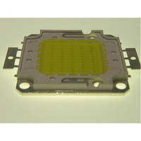 Cветодиод белый LED 50Вт, 6000К-6500К, питание 30-34В, 5000Lm.
