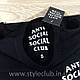 Футболка Anti Social social club Бірки A. S. S. C. XS, фото 5
