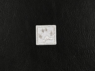 Нашивка Лапа колір білий 20х20 мм, фото 1