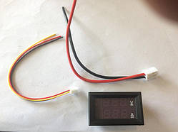 Вольтметр — Aмперметр 27019 цифровий 100V/10A вбудований 