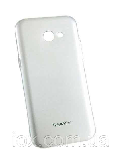 М'який чохол накладка IPAKY для Samsung Galaxy A5 2017 / A520 Сріблястий