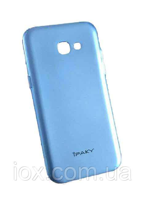 М'який чохол накладка IPAKY для Samsung Galaxy A5 2017 / A520 Синій металік